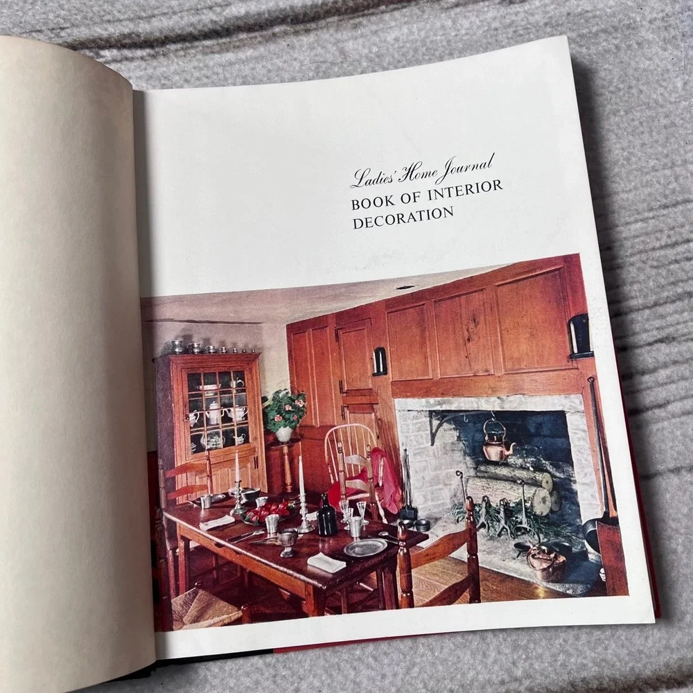 Ladies Home Journal Book of Interior Decoration 1950s Vintage Elizabeth Hilliard